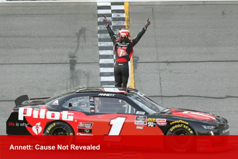 NASCAR Star Michael Annett Dies Suddenly at Just 39