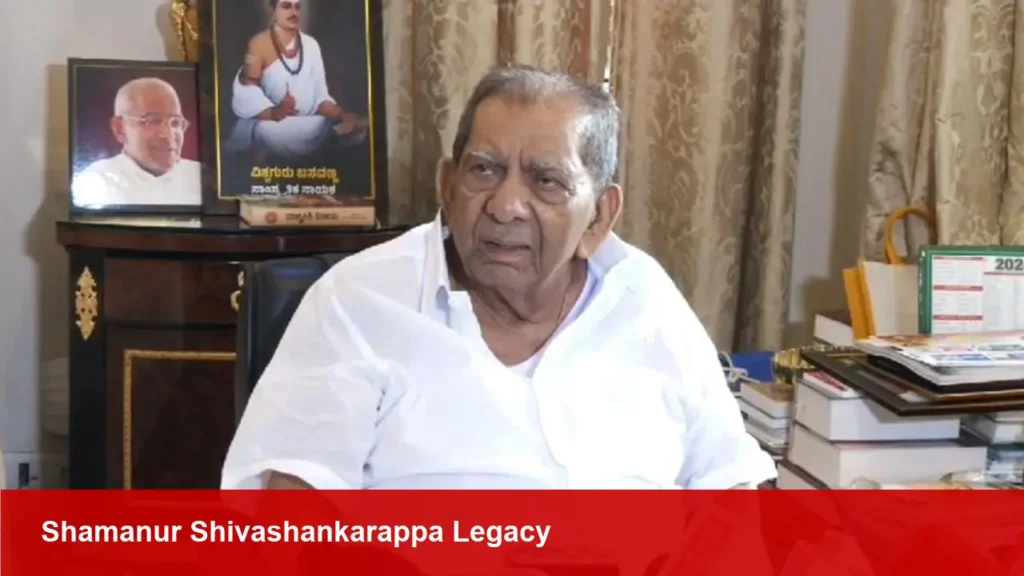 Shamanur Shivashankarappa, Congress Leader, Dies at 94
