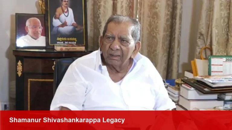 Shamanur Shivashankarappa, Congress Leader, Dies at 94