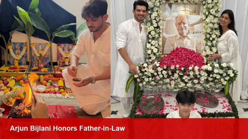 Arjun Bijlani TV Star Performs Father-in-Law's Last Rites