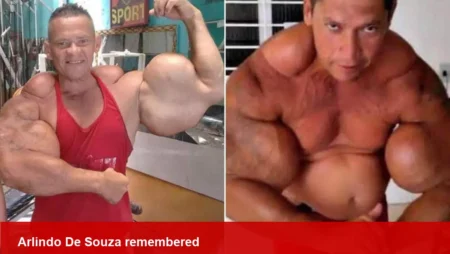 Arlindo De Souza, ‘Brazilian Popeye’ bodybuilder, dies at 55