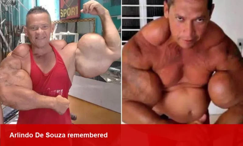 Arlindo De Souza, 'Brazilian Popeye' bodybuilder, dies at 55