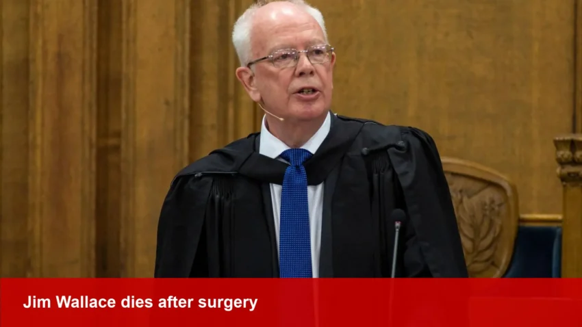 Jim Wallace, Scotland’s first deputy minister, dies aged 71