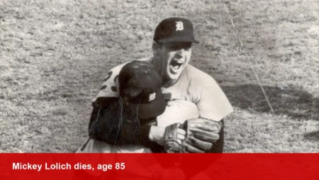 Mickey Lolich, Tigers’ 1968 World Series hero, dies