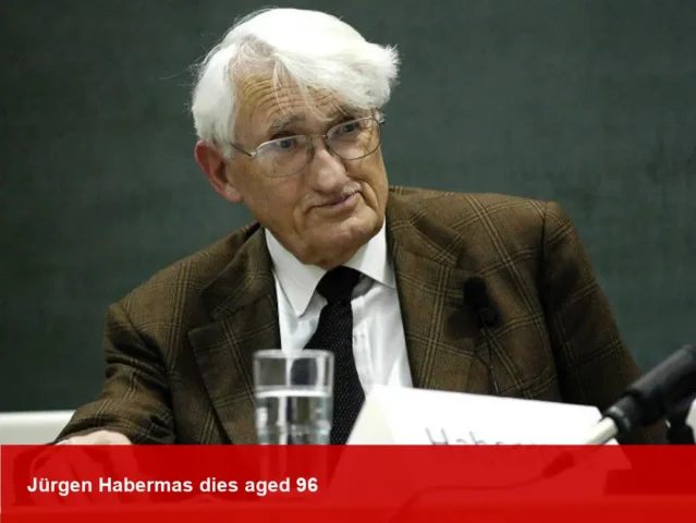 Jürgen Habermas, philosopher, critical theorist, dies at 96