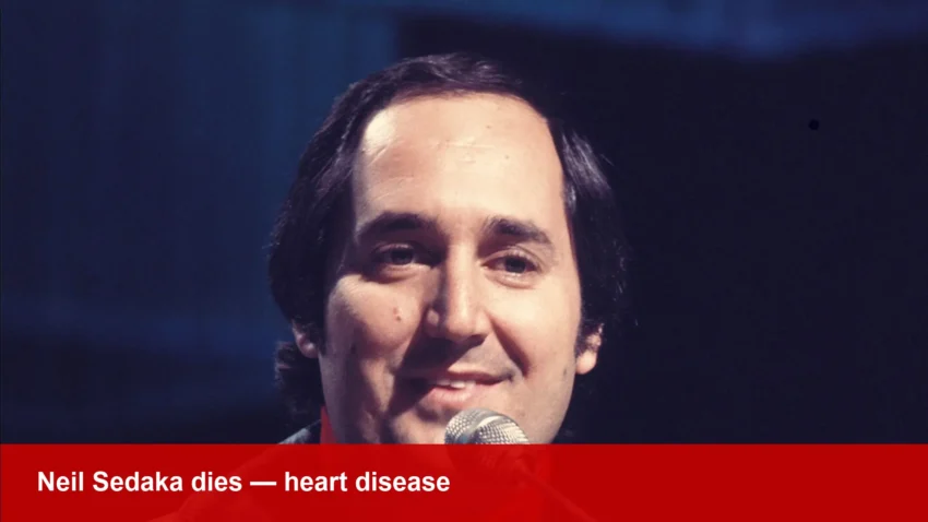 Neil Sedaka, legendary singer, dies; cause revealed