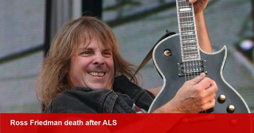 Ross Friedman, Dictators/Manowar Guitarist, Dies of ALS