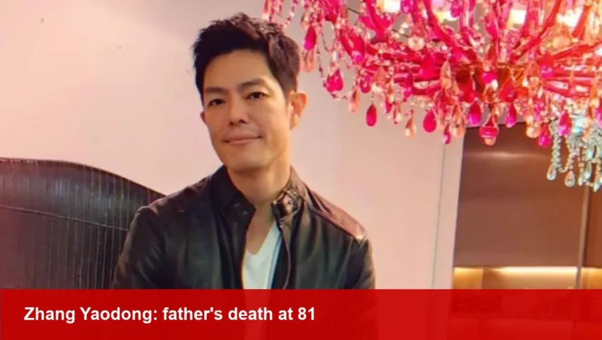 Zhang Yaodong 48-year-old actor mourns father's death at 81